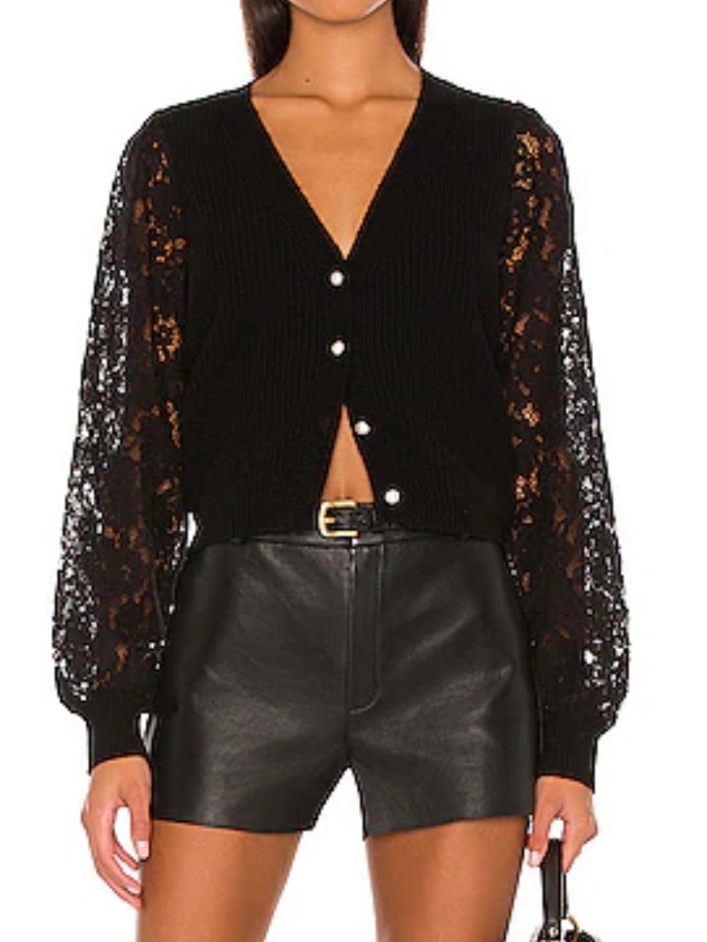 CAMI NYC Beth Cardigan in black